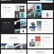 極致酷黑與夢幻歐美風 科技感商務PPT模板解析